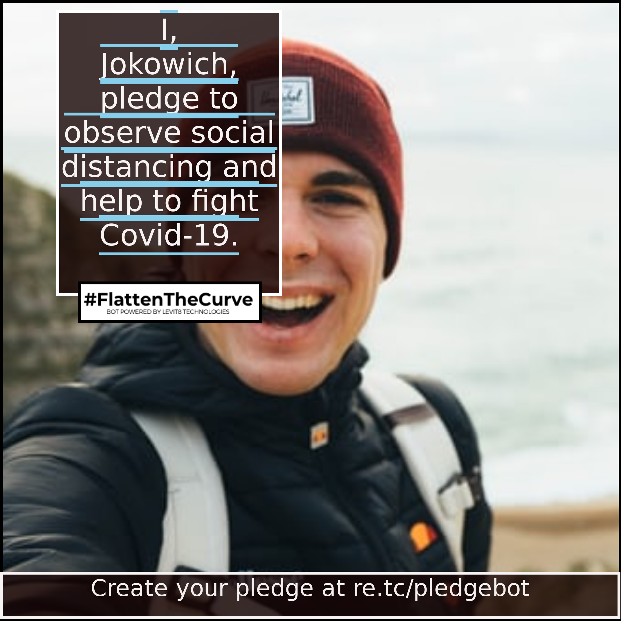 Pledge Bot Against Covid-19 gallery image