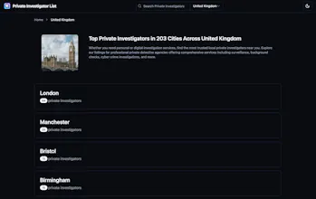 Private Investigator List gallery image