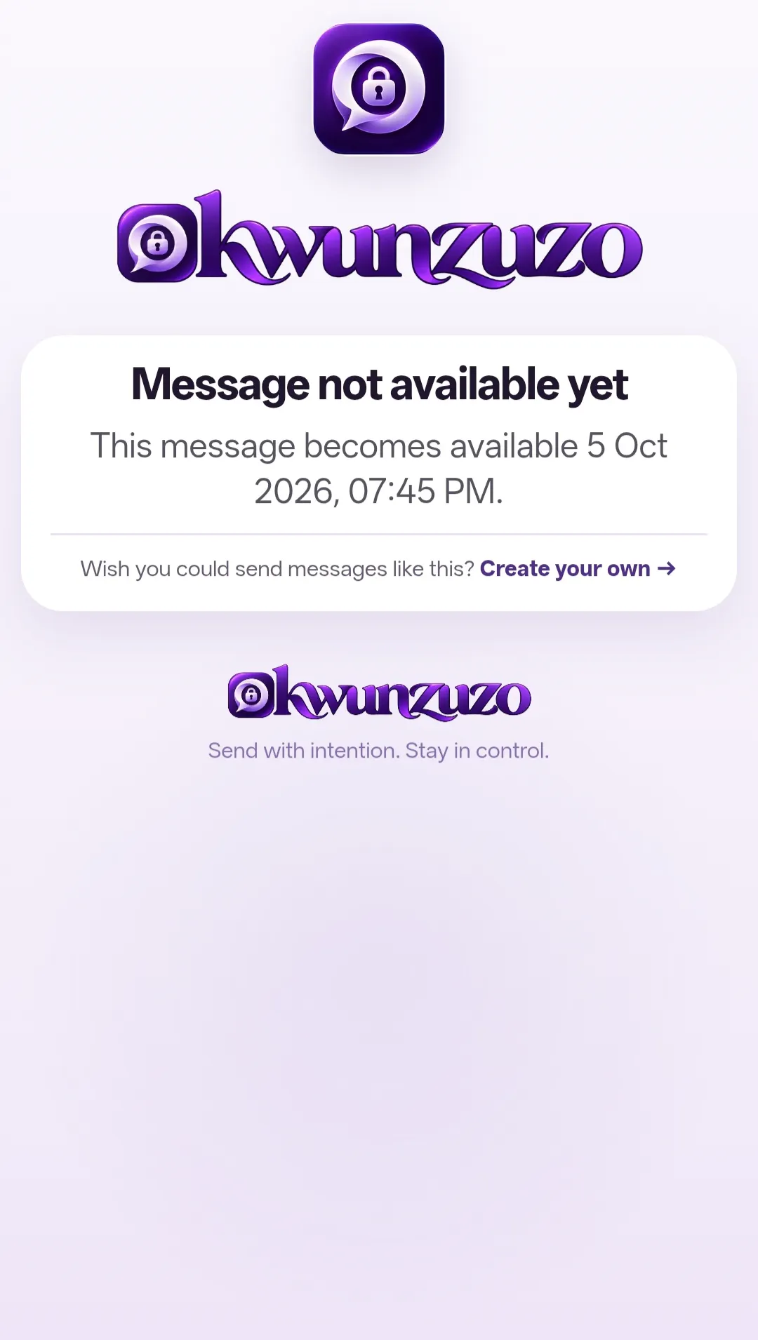 Okwunzuzo gallery image
