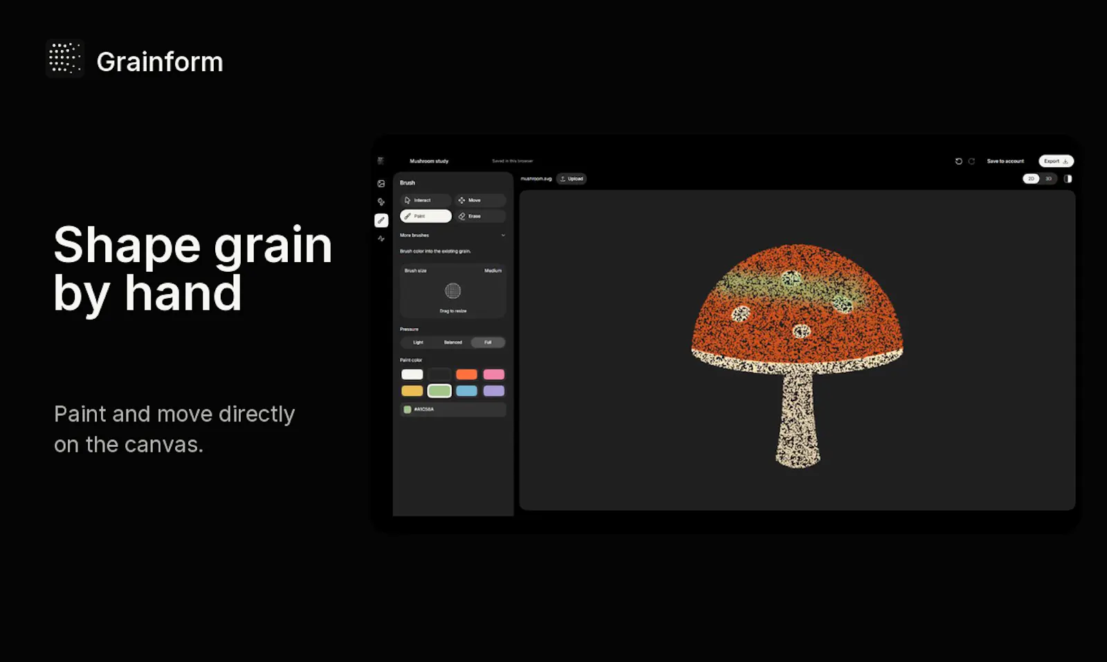 Grainform screenshot 2