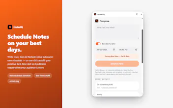 NotesIQ - Substack Notes Analytics gallery image
