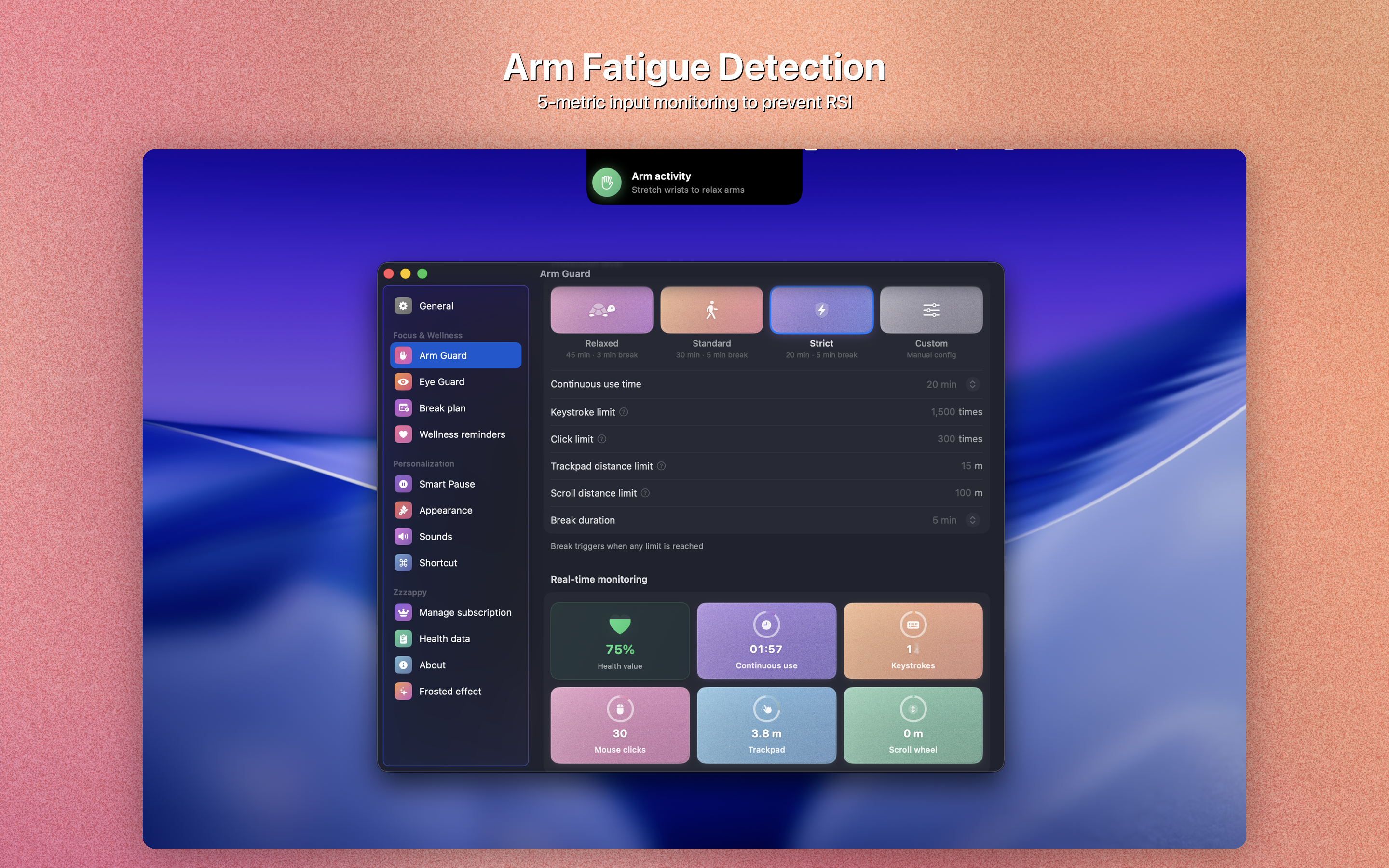 Zzzappy: Science-backed breaks to protect your vision & prevent RSI | Product Hunt
