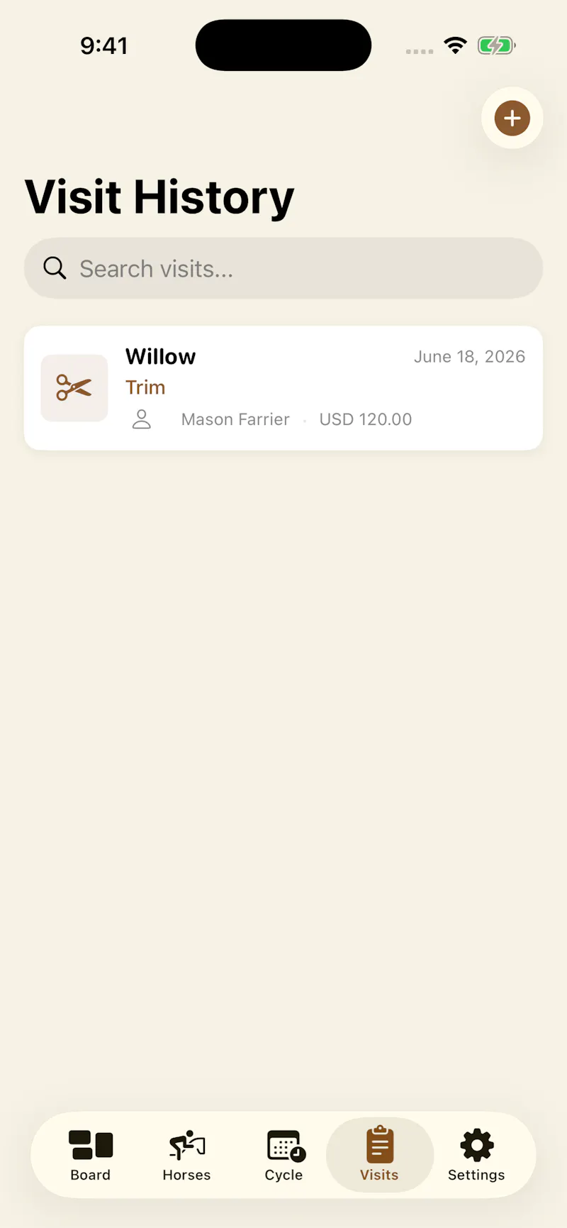 HoofCycle: Farrier Log screenshot 3