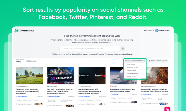 ContentIdeas.io gallery image