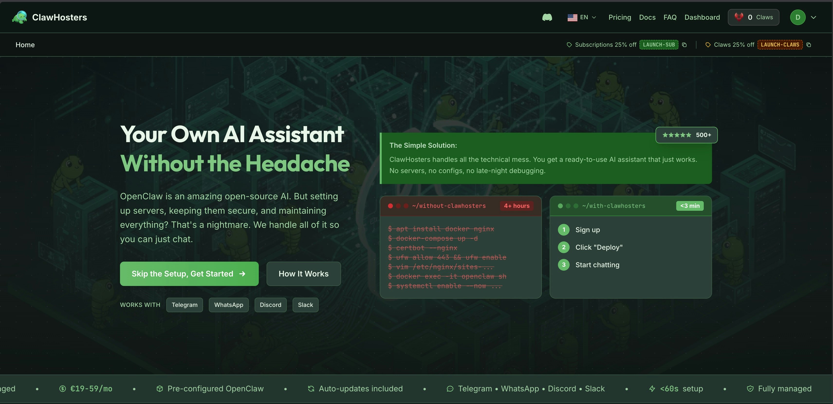 ClawHosters.com gallery image