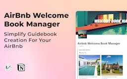 AirBnb Welcome Book Manager media 3