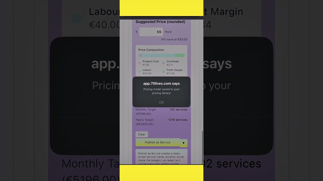 70Lives – Beauty Business App gallery image