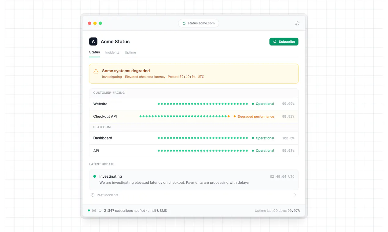 OneUptime gallery image