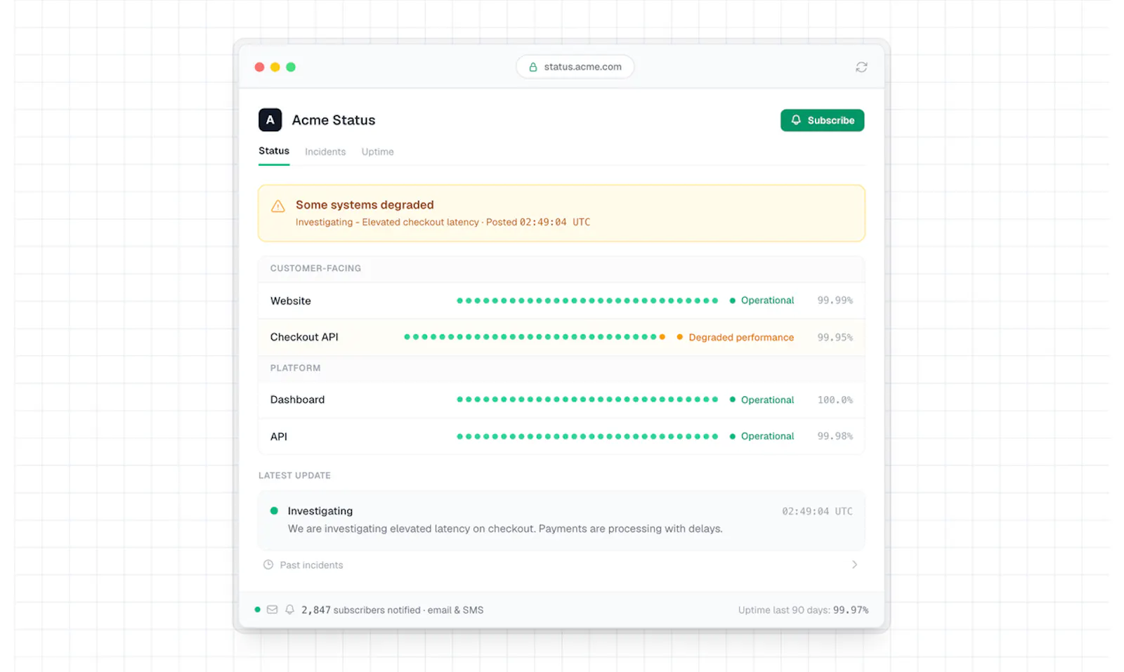 OneUptime screenshot 2