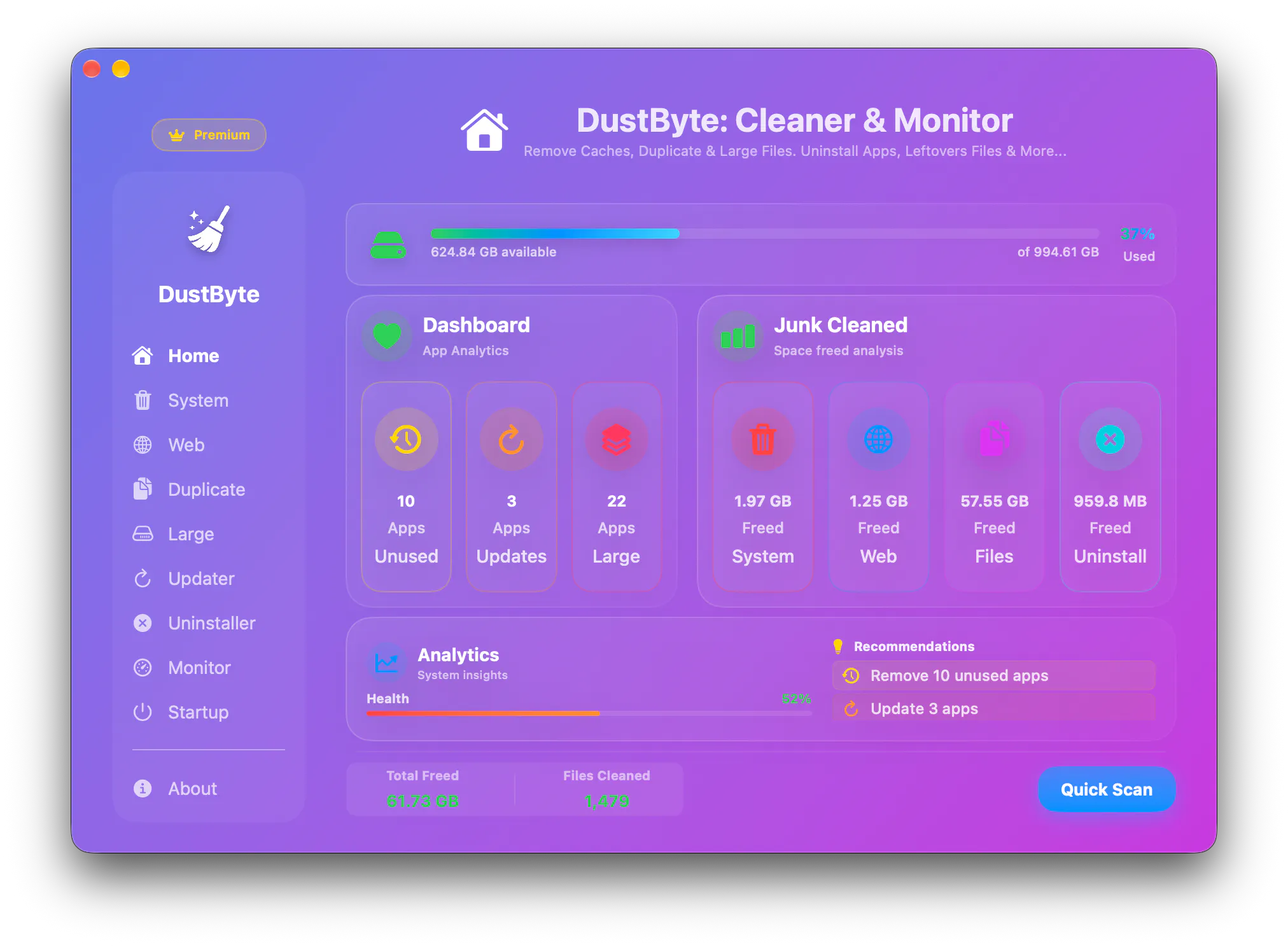 DustByte: Cleaner & Monitor gallery image