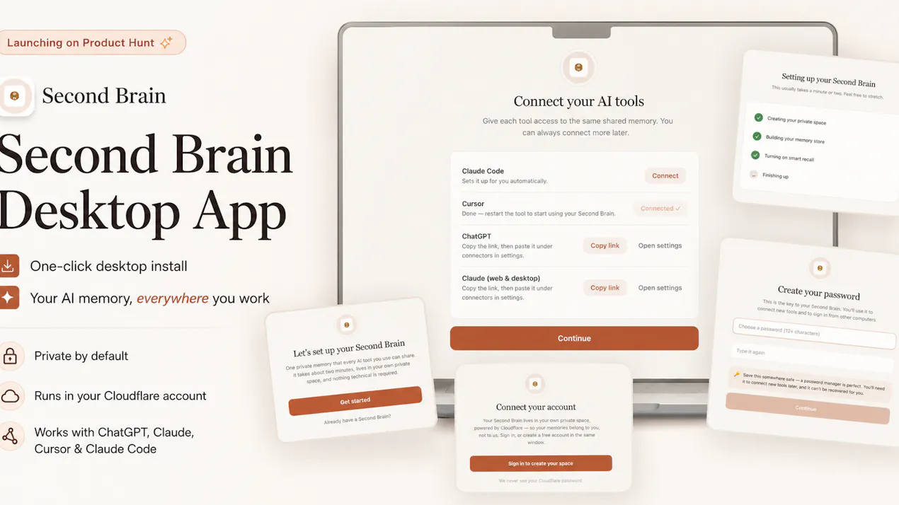 Second Brain for Mac and Windows product