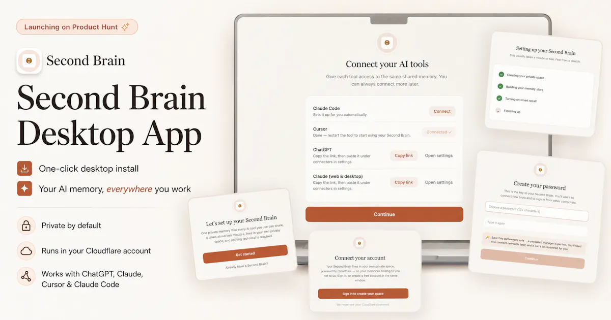 Second Brain for Mac and Windows