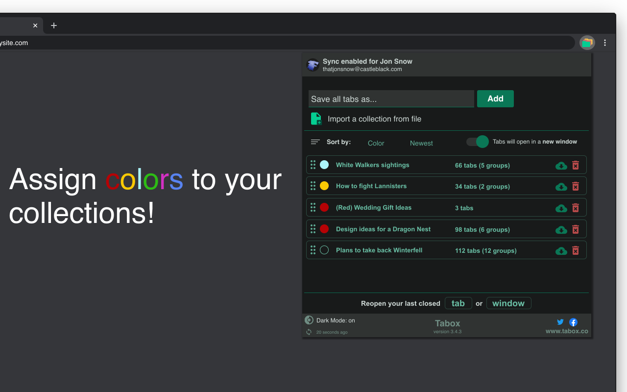 Tabox - Save and Share Tab Groups gallery image