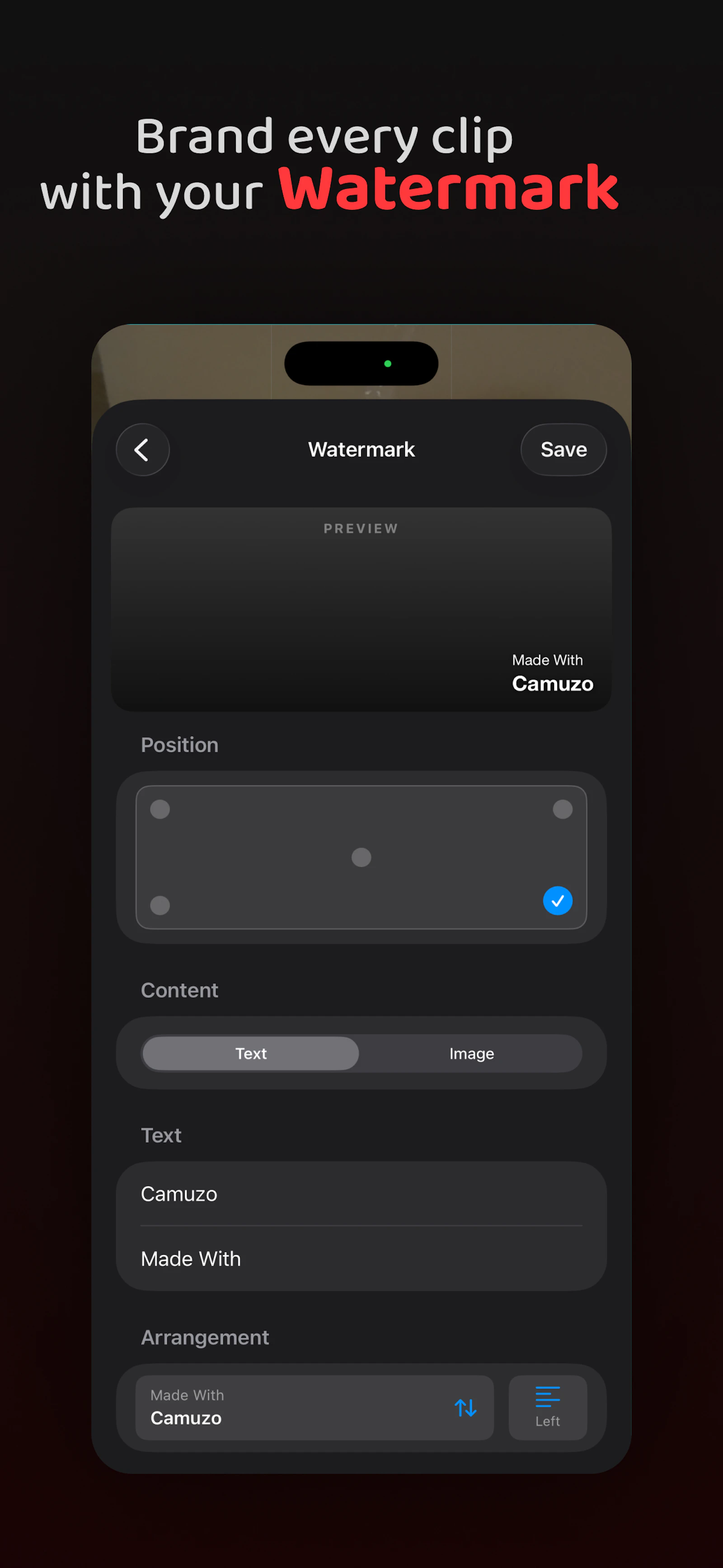 Camuzo screenshot 3