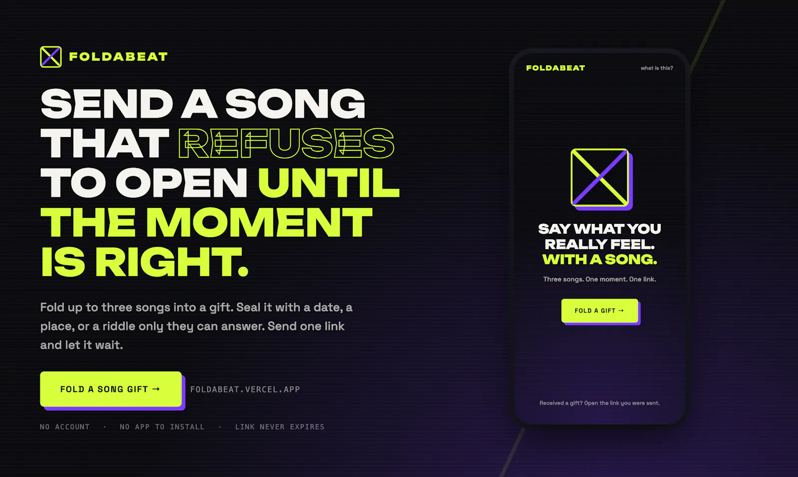 Foldabeat screenshot 1