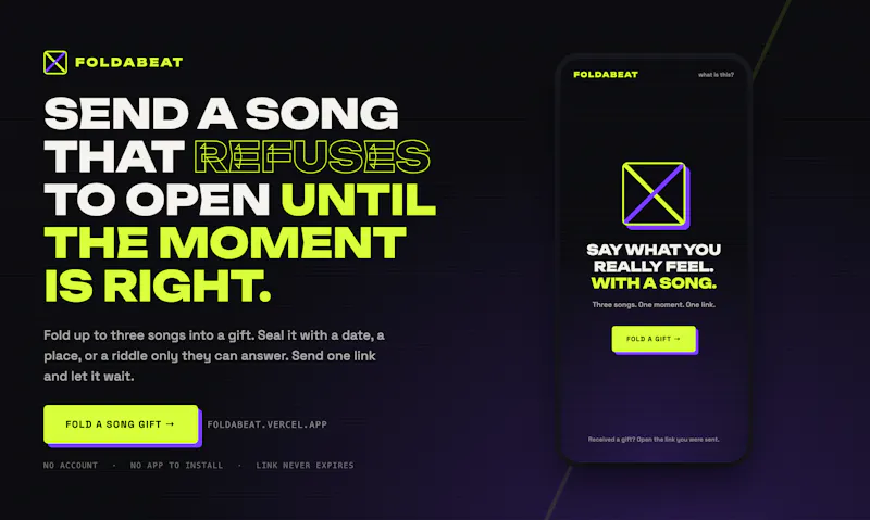 Foldabeat screenshot 1