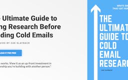 Ultimate Cold Email Research media 2