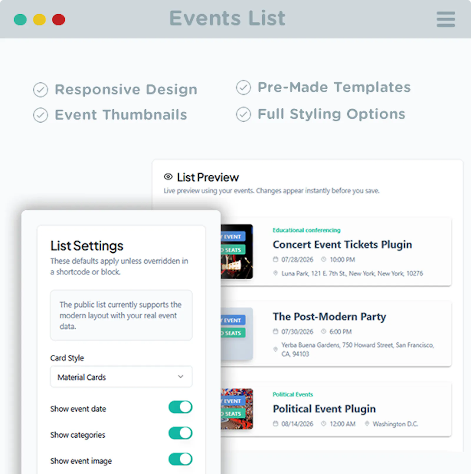 Events Plus 3.0 screenshot 4