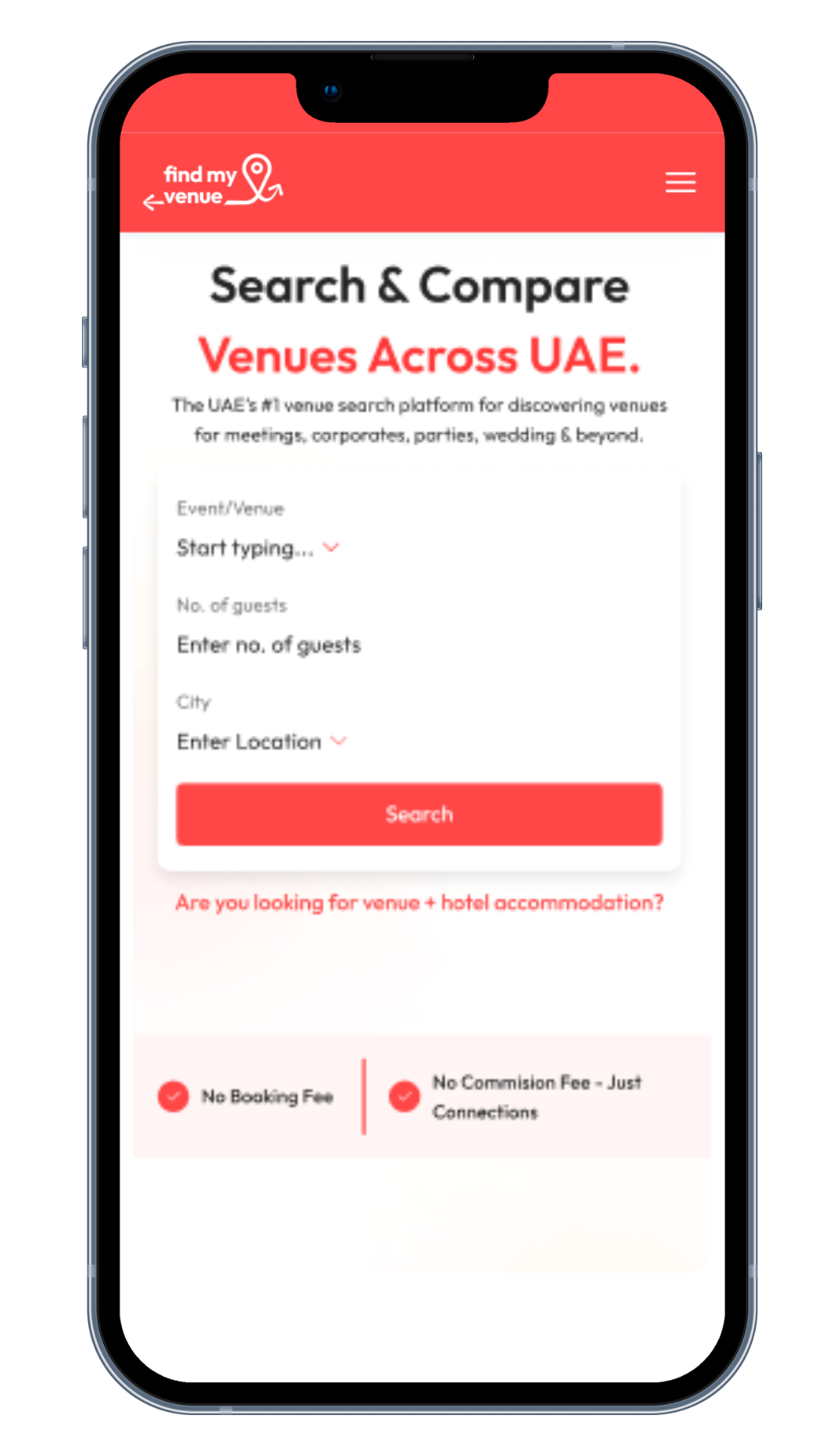 Find My Venue logo
