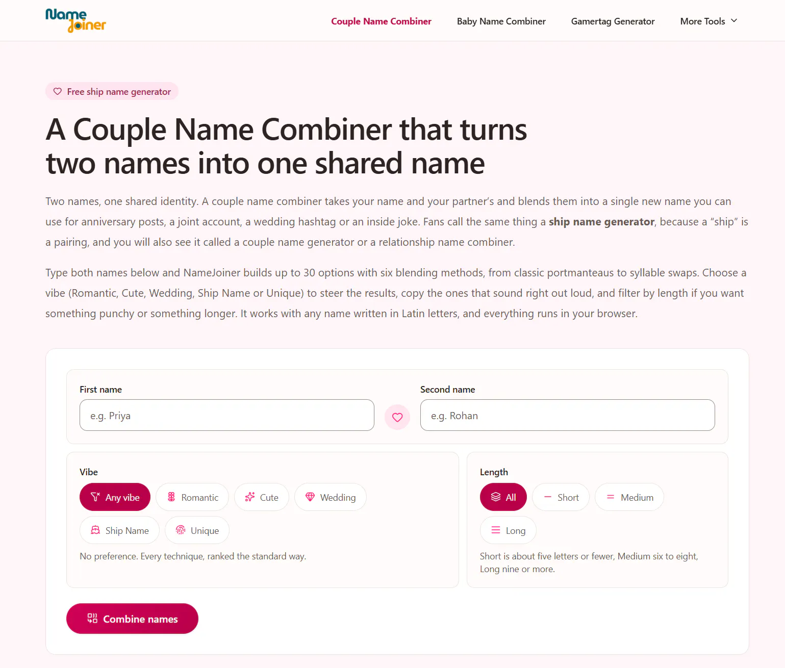 NameJoiner gallery image