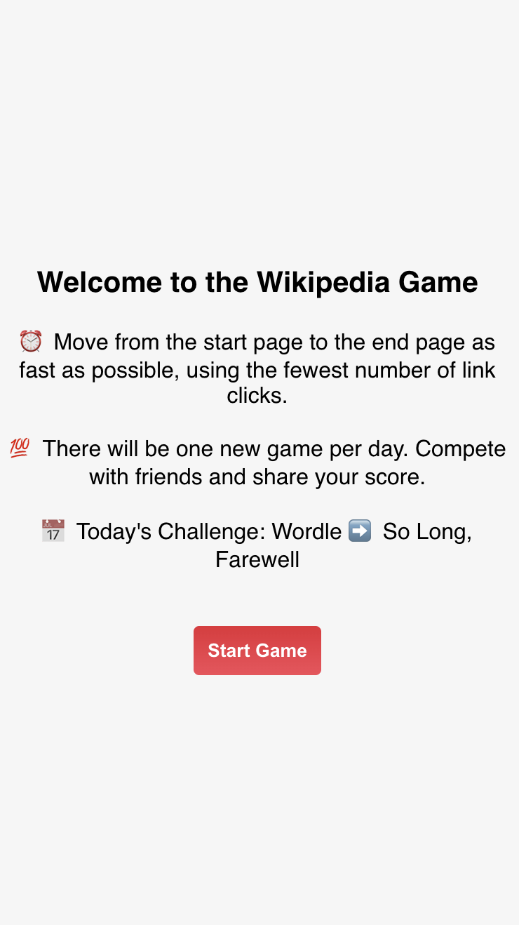 The Wikipedia Game gallery image
