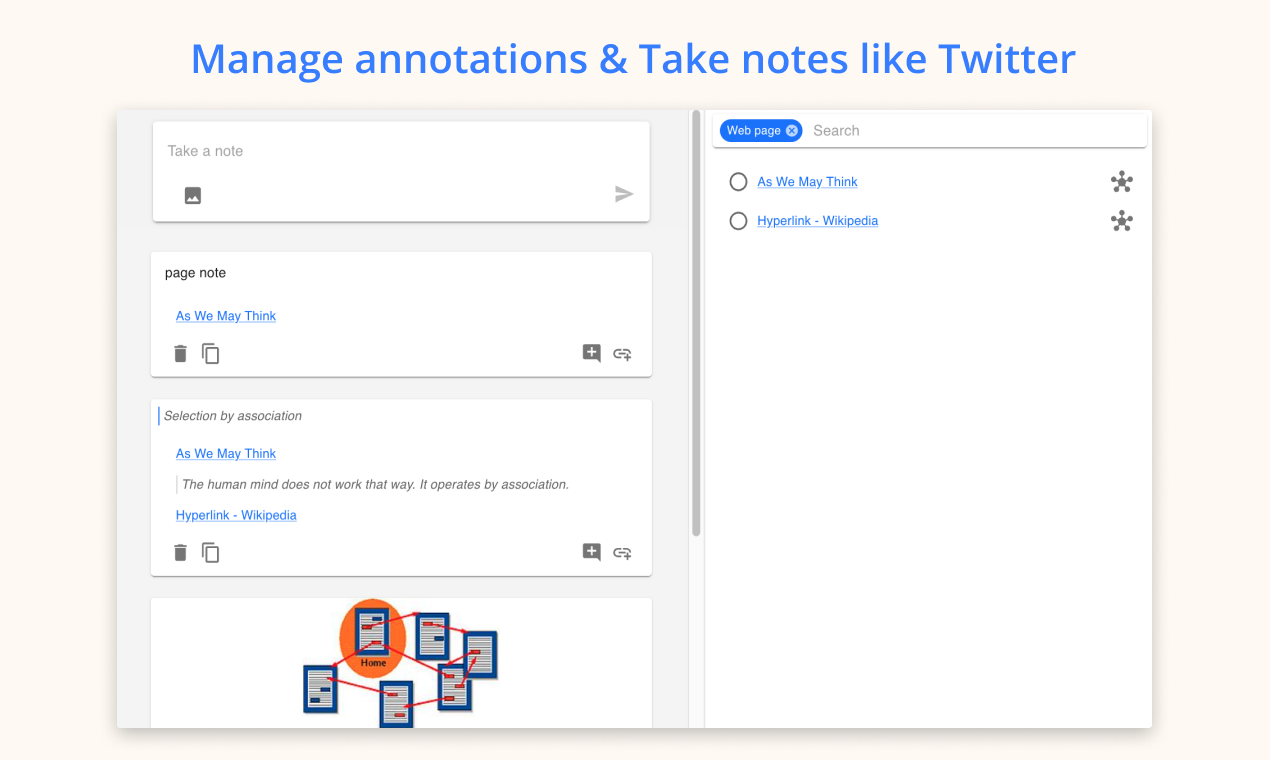 Come può - Annota con collegamenti bidirezionali, prendi appunti come Twitter media 3
