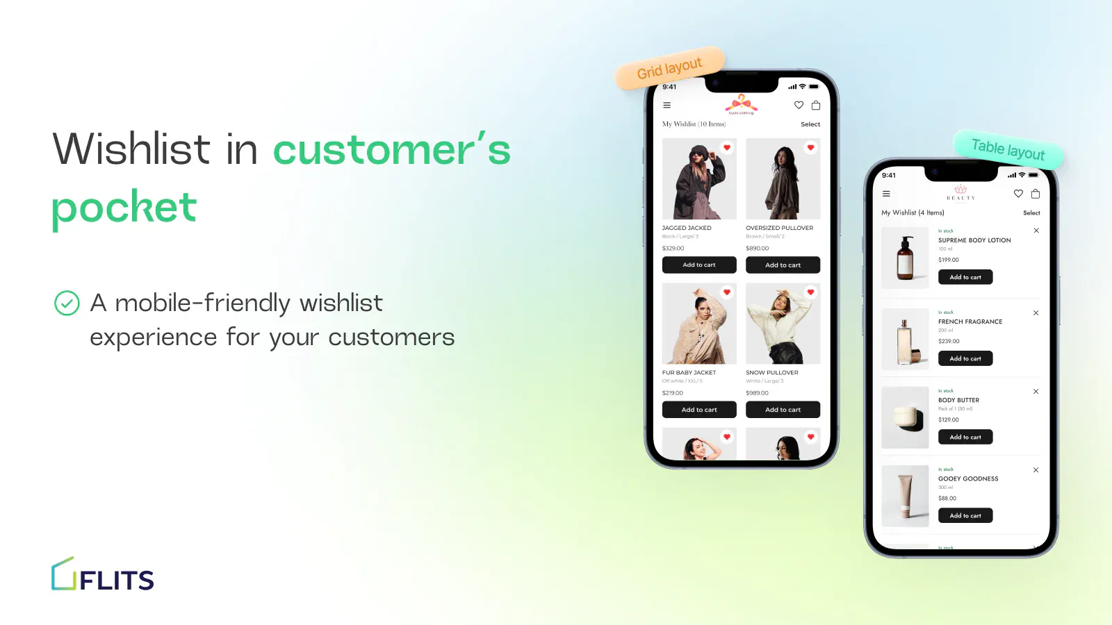 Flits Wishlist App screenshot 6