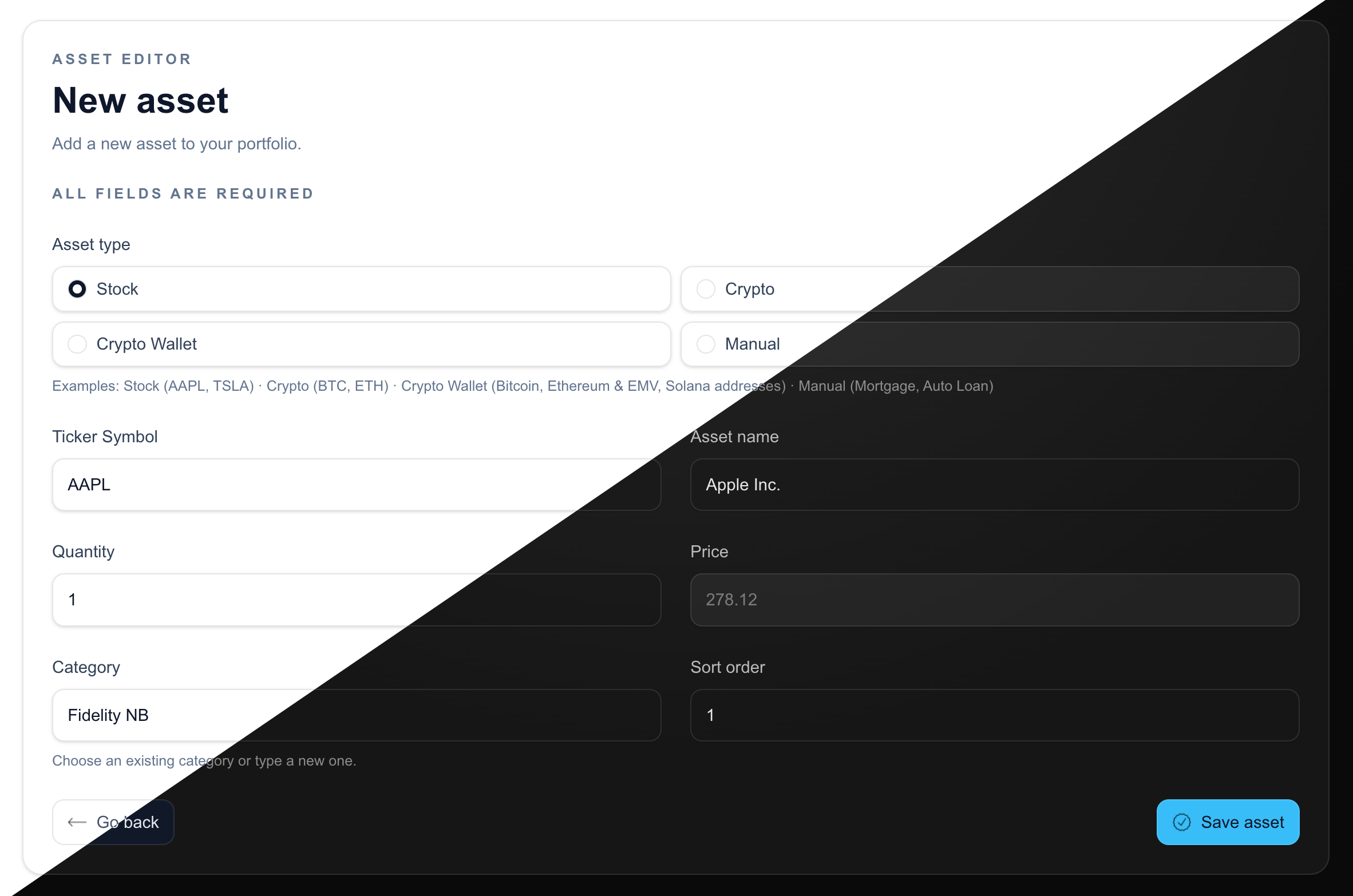 My Net Worth - Screenshot 2 showing product features and functionality