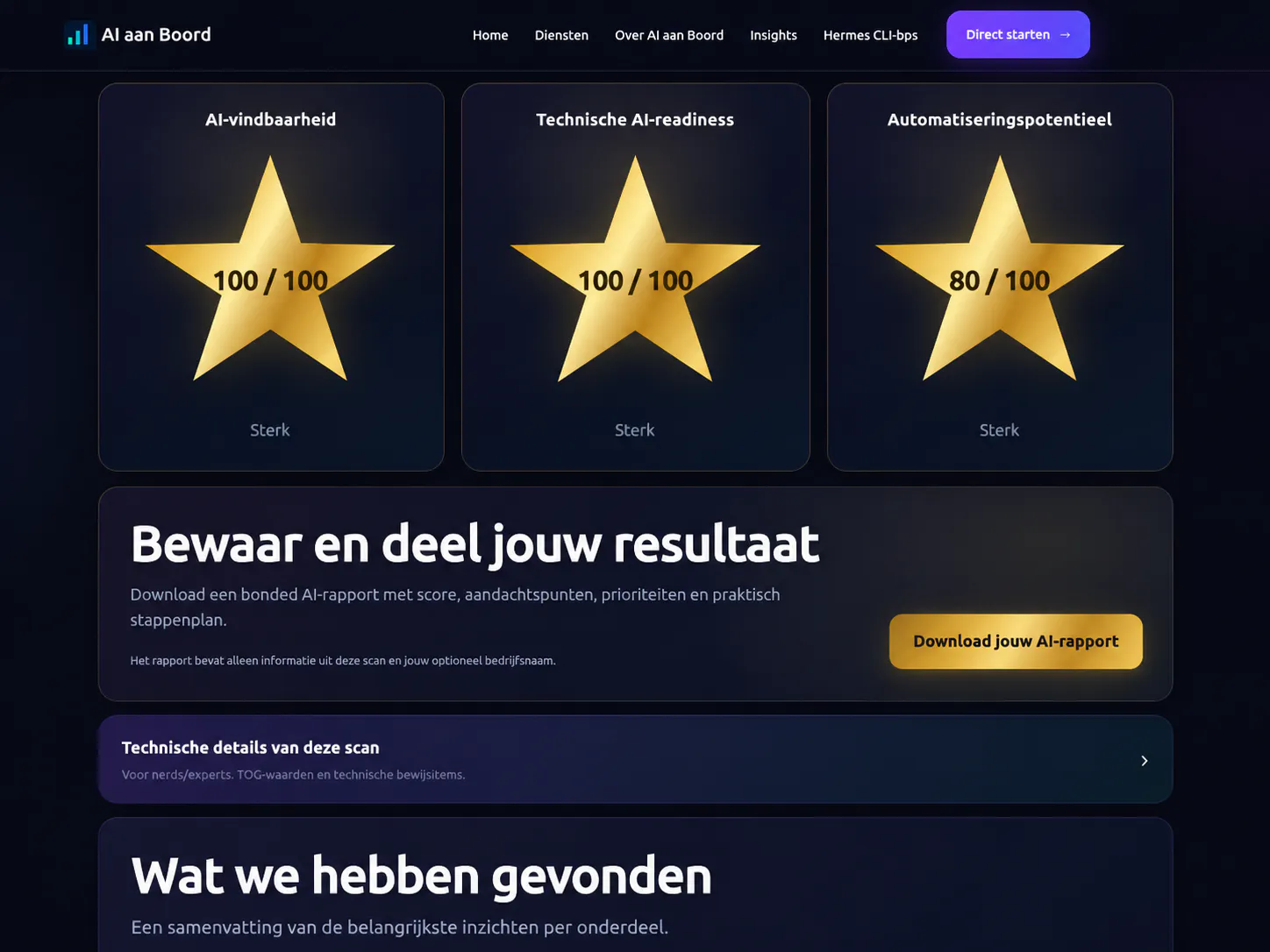 AI Bedrijfsscan 截图