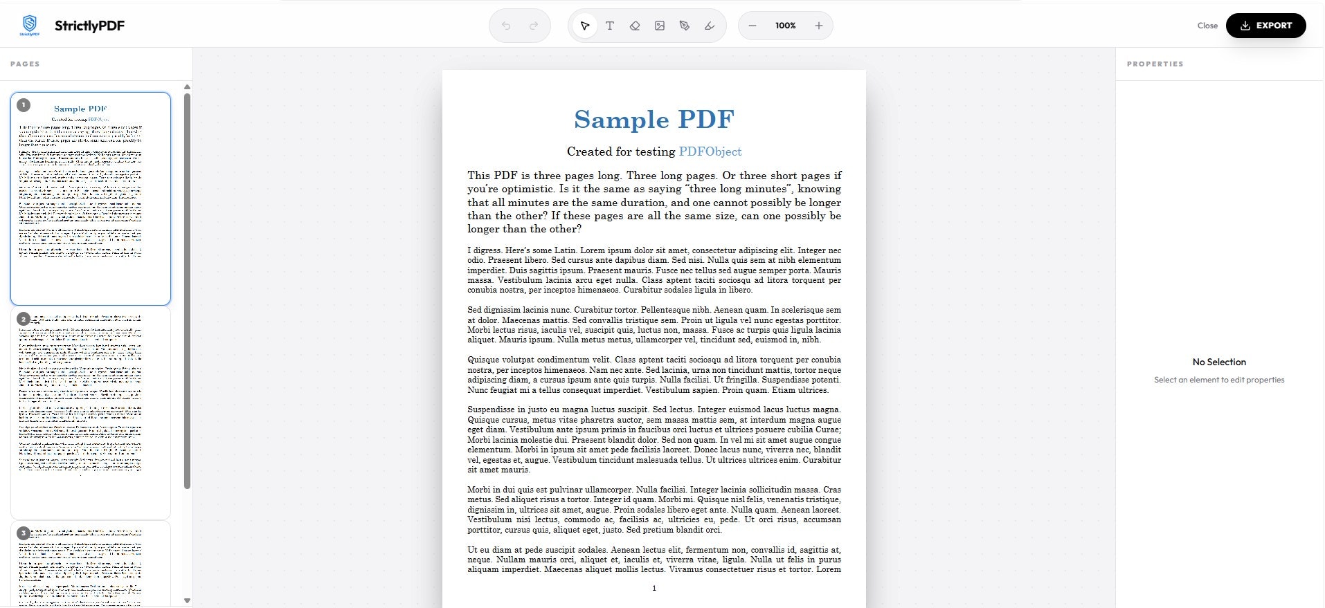 StrictlyPDF gallery image