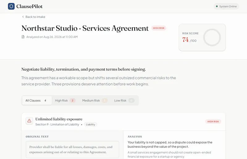 Contract Analyzer screenshot 3