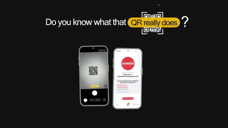 Canary - A QR safety scanner screenshot 1 (video preview)