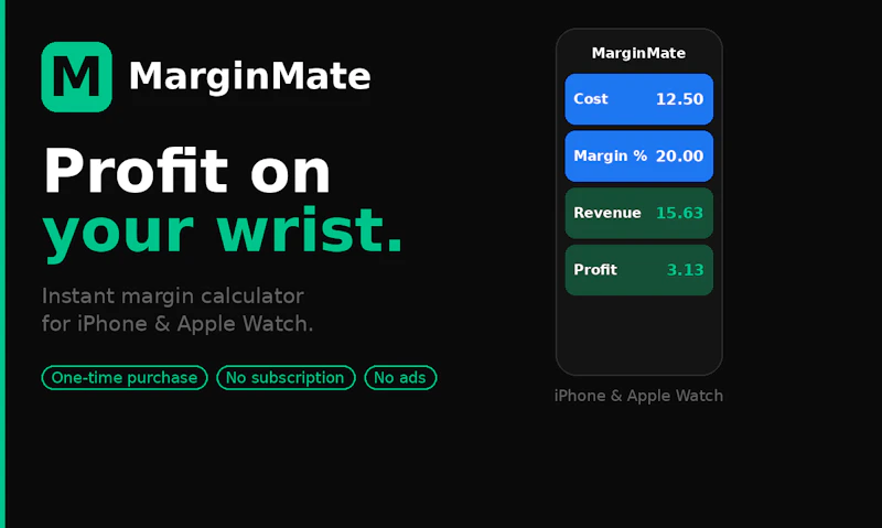MarginMate screenshot 1