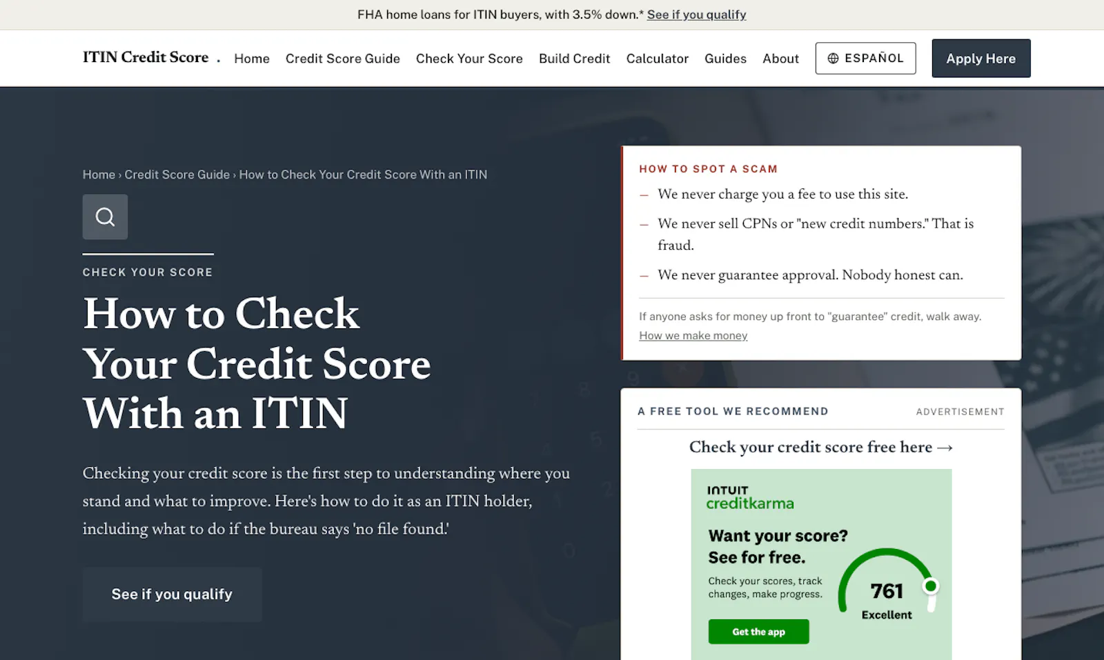 ITIN Credit Score screenshot 4
