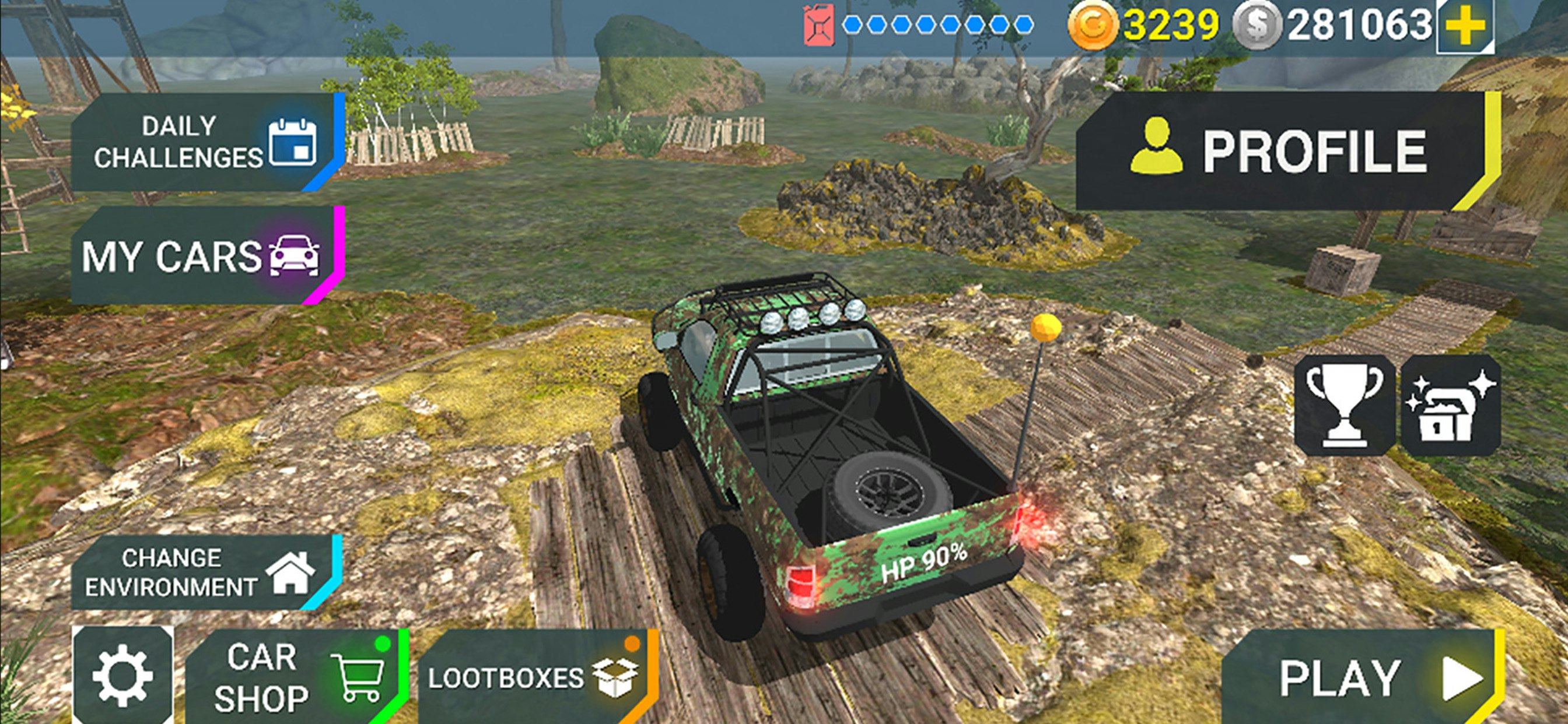 Offroad-Champion-Videospiel-App Medien 3