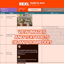 REXL | reddit for excel gallery image