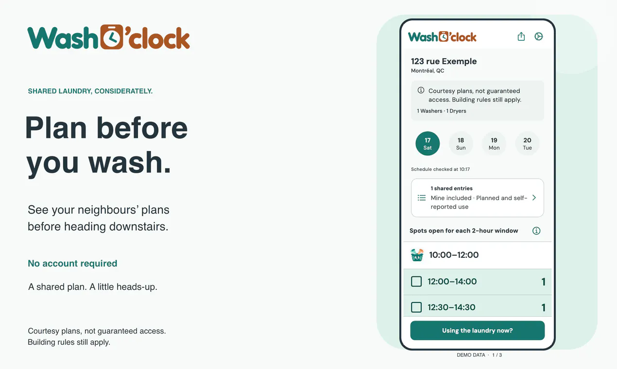 Wash O’clock gallery image