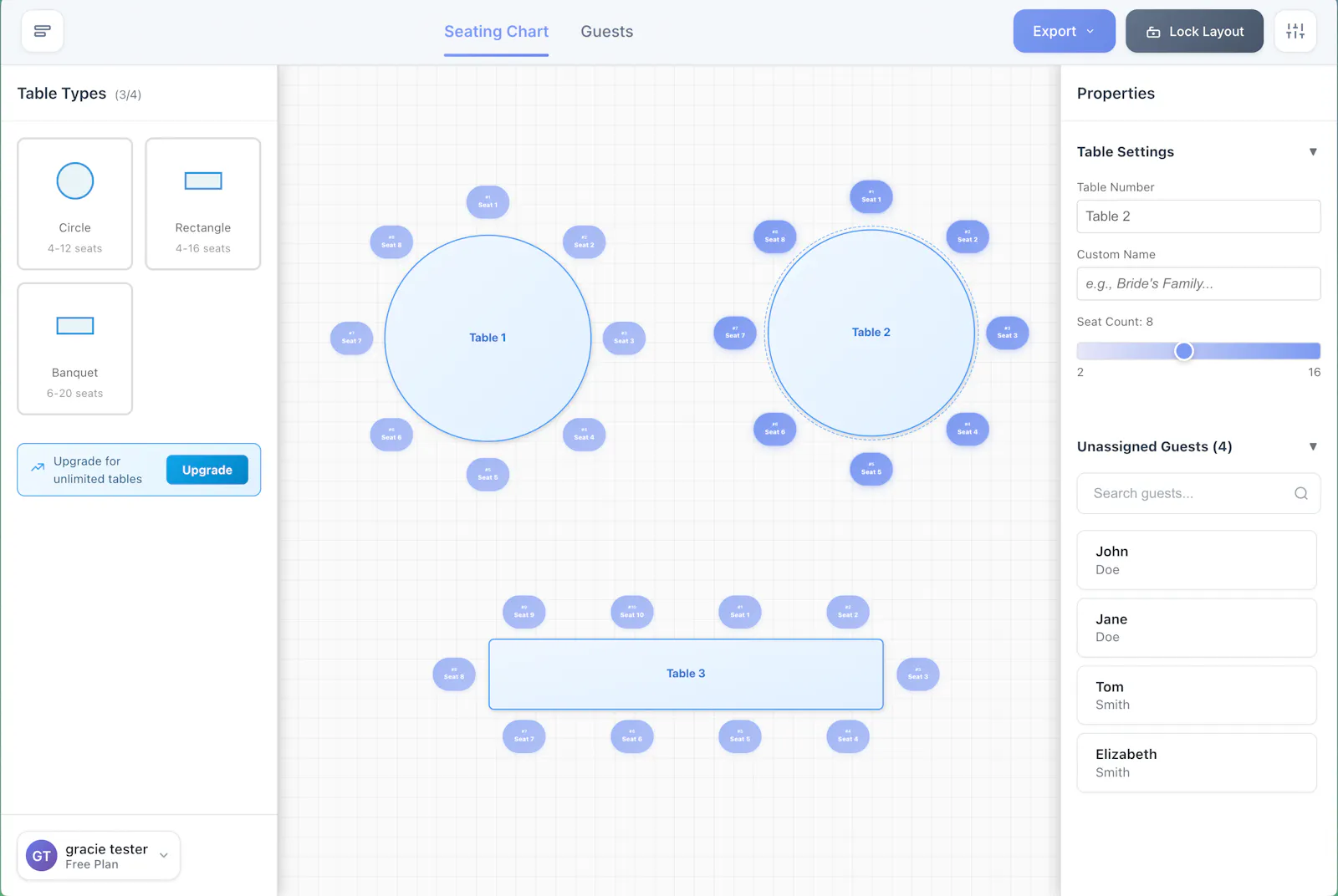 PlanSeats screenshot 1