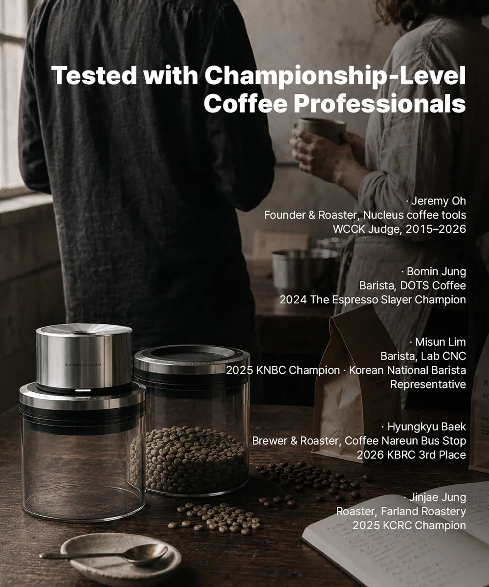 BLACKBIRD: Vacuum Canister for Coffee gallery image