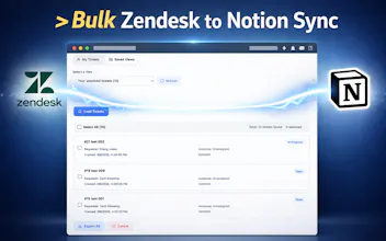 Zendesk to Notion Sync gallery image