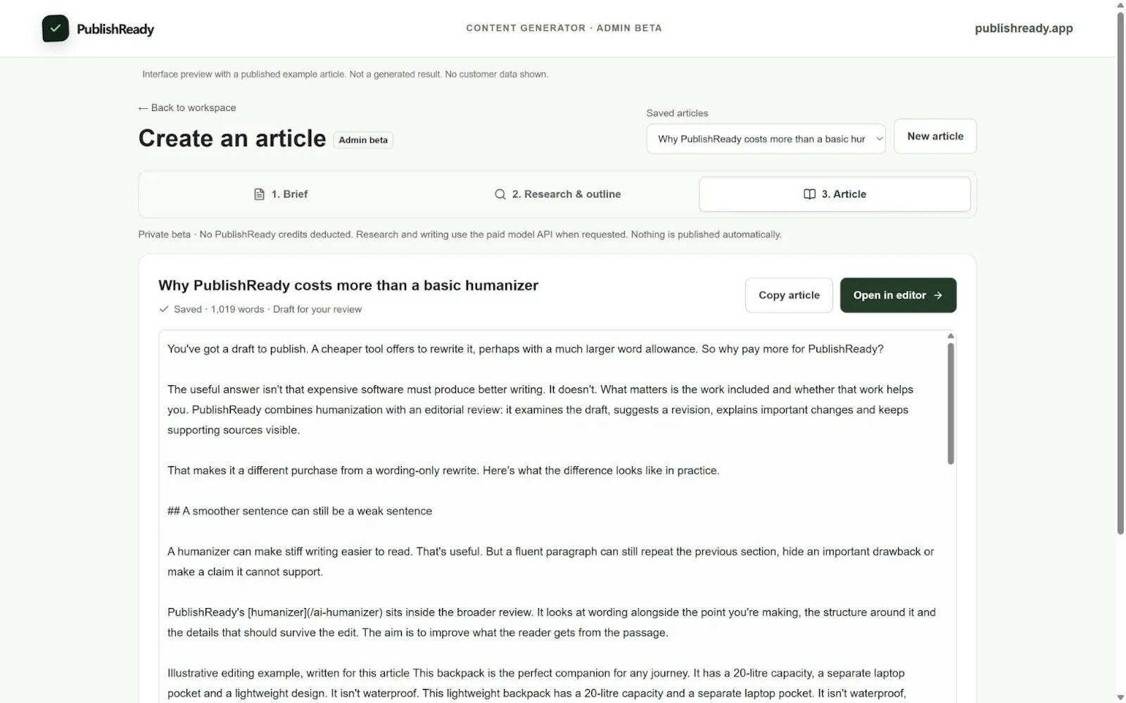 PublishReady screenshot 3