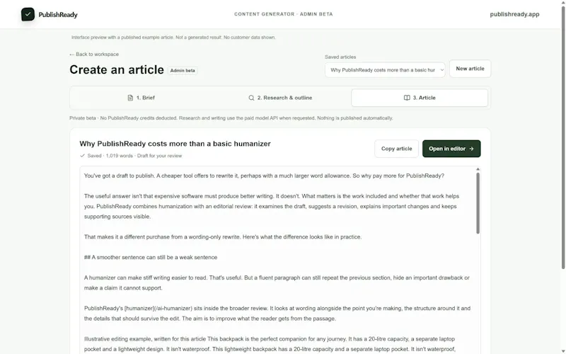 PublishReady screenshot 3