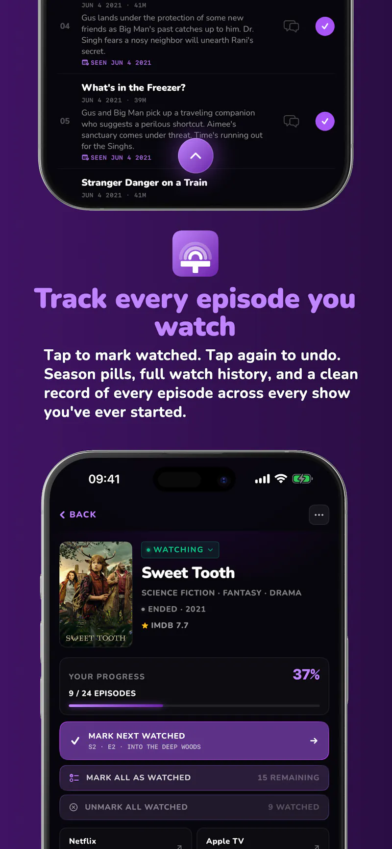 Televise: TV Show & Anime Tracker screenshot 4