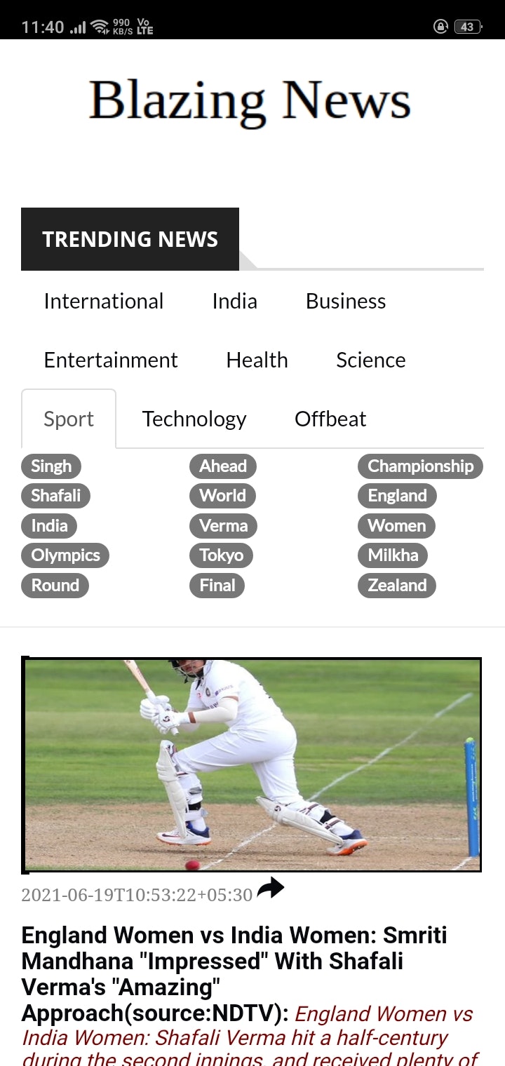 Blazing News gallery image