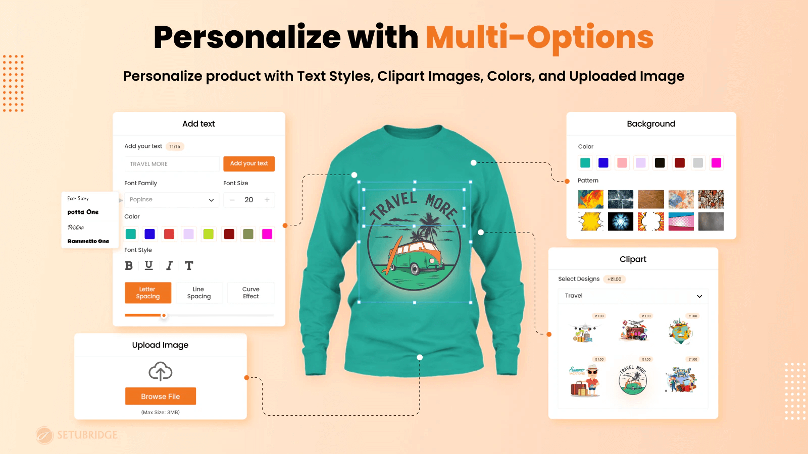 Shopify Personalizer personalizzato personalizzati - Trasforma il tuo negozio in un hub di personalizzazione con PDA media 1