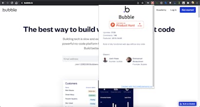 NoCode Chrome Extensions Builder gallery image