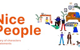 Nice people / characters and elements media 1