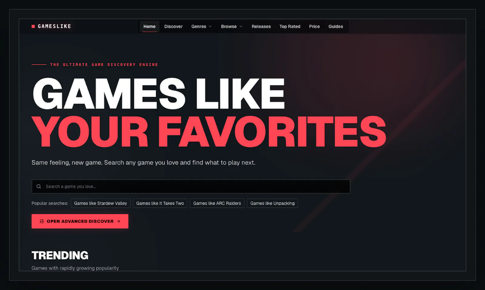 GAMESLIKE screenshot 1