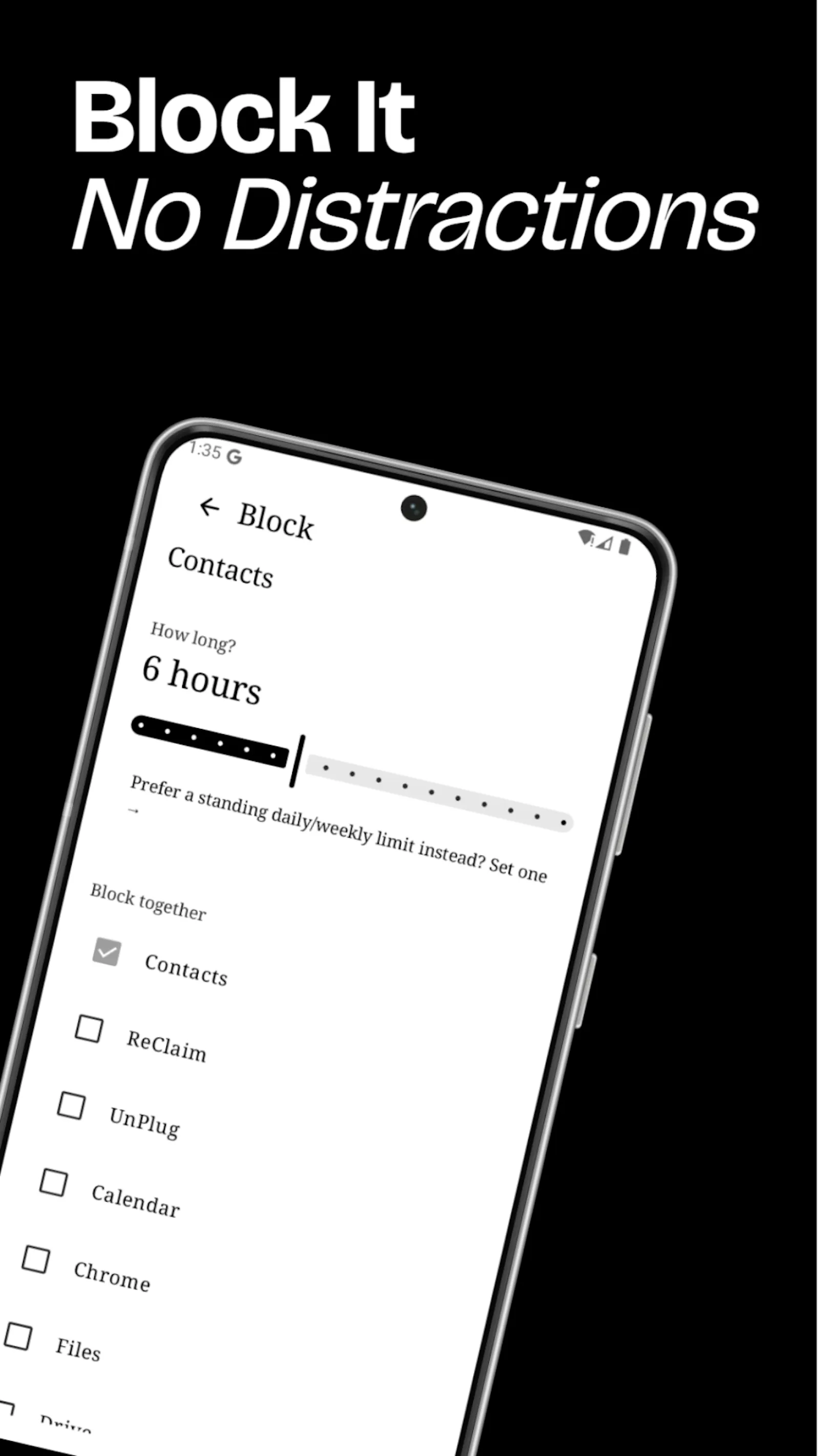 ReClaim Launcher screenshot 2