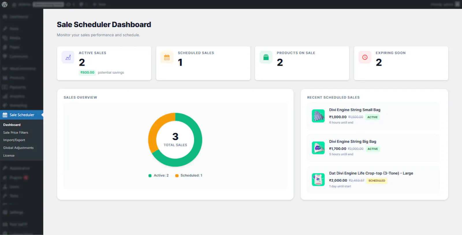Smart Sale Scheduler for WooCommerce screenshot 2